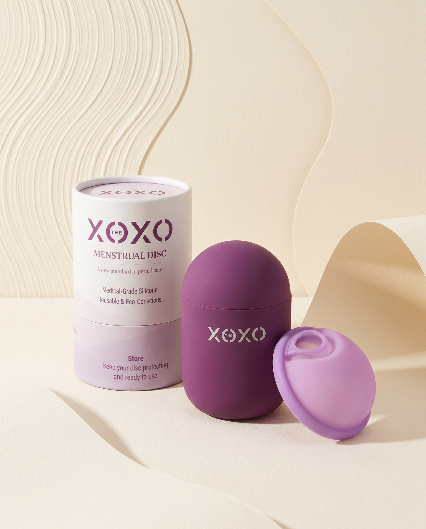 TheXOXO Balance™ menštruačný disk so sterilizačným téglikom