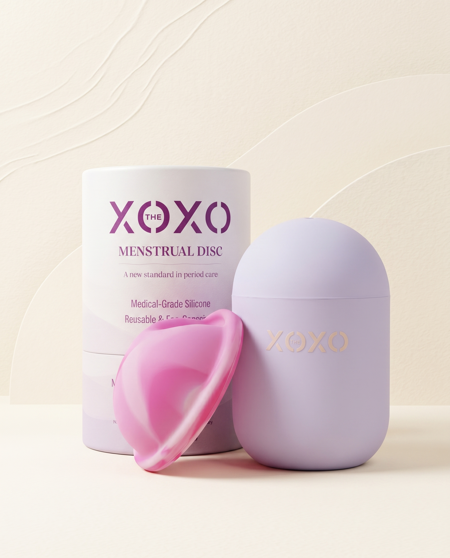 TheXOXO Active™ menštruačný disk so sterilizačným téglikom